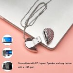 Cl usb 16go en forme de coeur avec bote, cl usb personnalise cadeau romantique pour femme enfants ...