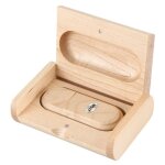 Cl usb 2. 0 en bois, stockage de stylo flash, disque u avec tui en bois, capacit 32g