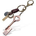 Cl usb 2. 0 en forme de coeur rtro en mtal avec porte - cls pour mariage / anniversaire / remise ...