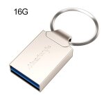 Cl� usb 2. 0 m�tallique de 16 go, support � m�moire de forme, stockage externe pour pc, t�l�phone, tablette, ...