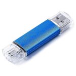 Cl� usb 2. 0 otg de 64 go, pour deux connecteurs micro - usb et usb a pour smartphones, tablettes et