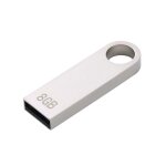 Cl� usb 2. 0 personnalisable en m�tal, support � m�moire de 8gb, stockage externe