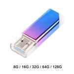 Cl� usb 3. 0 portable en m�tal d�grad�, support � m�moire de 16gb 32gb 64gb 128gb, lecteur flash