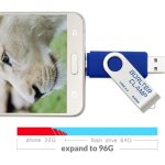 Cl� usb 64 go, 2 en 1 otg usb 3. 0 m�moire stick, pivotant u disque avec port micro - usb pour smartphone ...