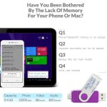 Cl� usb 64 go, 2 en 1 otg usb m�moire stick, pivotant u disque avec port micro - usb pour smartphone ...