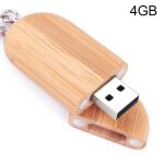 Cl usb - 8gb bois matriau - stockage portable