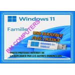 Clé usb bootable windows 11 famille - 64 bits + licence Clé usb bootable windows 11 famille - 64 bits + licence