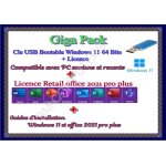 Clé usb bootable windows 11 pro + licence windows 11 pro + licence office 2021 pro plus retail + guides ... Clé usb bootable windows 11 pro + licence windows 11 pro + licence office 2021 pro plus retail + guides ...