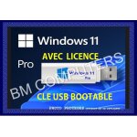 Clé usb bootable windows 11 pro + license Clé usb bootable windows 11 pro + license