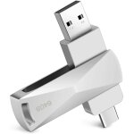 Cl� usb c 64go, type - c clef usb 64 go, 2 en 1 otg pendrive 64gb, type c et usb 2. 0 m�moire stick pour ...