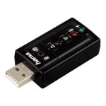 Cl� usb - carte son externe 7. 1 micro 3d st�r�o - casque micro port