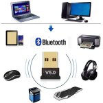 Cl� usb dongle bluetooth v 5. 0 adaptateur pour pc mac windows - noir