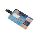 Cl� usb �tanche mod�le carte bancaire, support � m�moire de 4gb 8gb 16gb 32gb 64gb, lecteur flash, disque ...