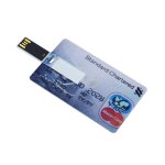 Cl� usb �tanche mod�le carte bancaire, support � m�moire de 4gb 8gb 16gb 32gb 64gb, lecteur flash, disque ...