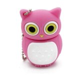 Cl� usb externe 64 go en forme de hibou rose 2. 0, p�riph�rique de stockage flash, p�riph�rique de stockage ...
