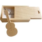 Cl� usb en forme de guitare en bois d'�rable 3. 0 / 16gb bois d'�rable