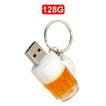 Cl usb haute vitesse avec patte de chat et chope  bire, 1 - 128 go, plug and play