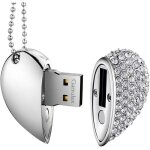 Cle usb, premium impermable cl usb2. 0, 8go / 16 go / 32go / 64go cles usb type de coeur diamant stockage ...