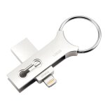 Cl� usb iphone ipad u - disk etanche lightning ios 128 go empreinte digitale - yonis