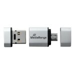 Cle usb mediarange nano 8go noir argent
