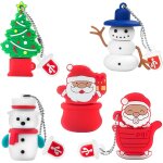 Cl usb de nol 16 go (lot de 5) cadeaux de nouvel an pour famille et amis, usb mmoire sticks mignon ...