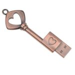 Cl usb - original - mtal - forme de coeur - 16go - porte cl usb memory stick