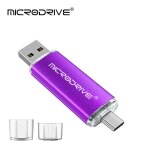 Cl usb otg haute vitesse de type c, cl micro, stockage externe, double application, 256 go, 128 go, ...