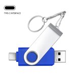 Cl usb otg en mtal 2 en 1, support  mmoire de 4gb 8gb 16gb 32gb 64gb, micro lecteur flash de type ...