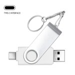 Cl usb otg en mtal 2 en 1, support  mmoire de 4gb 8gb 16gb 32gb 64gb, micro lecteur flash de type ...