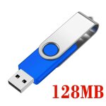 Cl� usb de petite capacit�, cl� usb, cl� usb, cl� usb, 128 mo, 128 mo 128m bleu