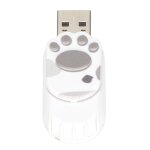 Cl usb portable grand stockage bton patte de chat en forme u disque pour ordinateur portablegris 32 ...