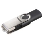Cl usb  rotate , usb 2. 0, 8 gb, 10 mb / s, noir / argent, emballage fin