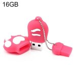Cl usb en silicone patte d'ours - 16 go, godet anti - poussire,