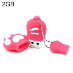 Cl usb en silicone patte d'ours - 2 go, godet anti - poussire,