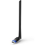 Cl� wifi dual band ac 650mbps 6dbi antenne - tenda u10, adaptateur usb wifi, mu - mimo, win7 / 8 / 8. ...