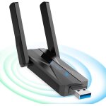 Cl wifi puissante ac1300 mbps, usb 3. 0 wifi usb 5dbi 2. 4ghz / 5ghz double bande antenne wifi, adaptateur ...