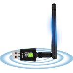 Cl� wifi puissante ac600 mbps, adaptateur usb wifi, dongle wifi, carte wifi pour pc / laptop / desktop, ...