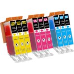 Cli - 526 526 cartouches d'impression compatibles pour canon 526xl compatibles avec les imprimantes pixma ...
