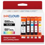Cli - 581 pgi - 580 xxl remplacement de cartouche d'encre compatible pour canon ts8150 ts6150 ts8250 ... Cli - 581 pgi - 580 xxl remplacement de cartouche d'encre compatible pour canon ts8150 ts6150 ts8250 ...