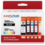 Cli - 581 pgi - 580 xxl remplacement de cartouche d'encre compatible pour canon ts8150 ts6150 ts8250 ... Cli - 581 pgi - 580 xxl remplacement de cartouche d'encre compatible pour canon ts8150 ts6150 ts8250 ...