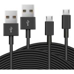 Cloudds - lot de 2 câbles d'extension d'alimentation de 5 m pour caméras ip sans fil, câble de chargement ... Cloudds - lot de 2 câbles d'extension d'alimentation de 5 m pour caméras ip sans fil, câble de chargement ...