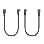 Cloudds - lot de 2 rallonges micro usb courtes - 90 degrés vers le haut et vers le bas - câble de charge ... Cloudds - lot de 2 rallonges micro usb courtes - 90 degrés vers le haut et vers le bas - câble de charge ...