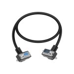 Cloudds - cble d'extension 90 degrs db9 mle vers femelle 9 broches, cble srie rs232 pour l'accs ...