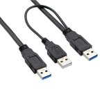 Cloudds - cy câble usb 3. 0, usb 3. 0 type a mâle vers mâle câble d'extension de données avec câble d'alimenta ... Cloudds - cy câble usb 3. 0, usb 3. 0 type a mâle vers mâle câble d'extension de données avec câble d'alimenta ...