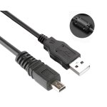 Cloudds - usb cble de charge 8 broches pour appareil photo 150cm cble de donnes emc - 5 compatible ...