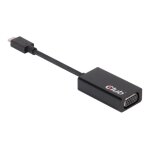 Club 3d - adaptateur vidéo externe - usb - c - vga Club 3d - adaptateur vidéo externe - usb - c - vga
