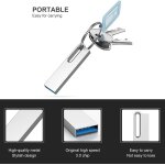 Cmjaagur - 128go cl usb 3. 0 clef usb avec trousseau 128go impermable a leau jump drive mmoire stick ...