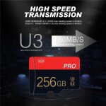 Cmjaagur - lot de 2 cartes micro sd 256 go classe 10 avec adaptateur sd haute vitesse pour tablette, ...