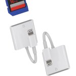 Cmjaagur - lot de 2 lecteurs de cartes sd vers jack lightning - adaptateur de carte mmoire mfi - accessoires ...