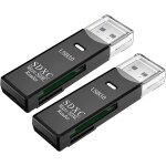 Cmjaagur - 2 pcs usb c lecteur de carte mémoire, sd / micro sd otg usb 3. 0 adaptateur card reader, portable ... Cmjaagur - 2 pcs usb c lecteur de carte mémoire, sd / micro sd otg usb 3. 0 adaptateur card reader, portable ...